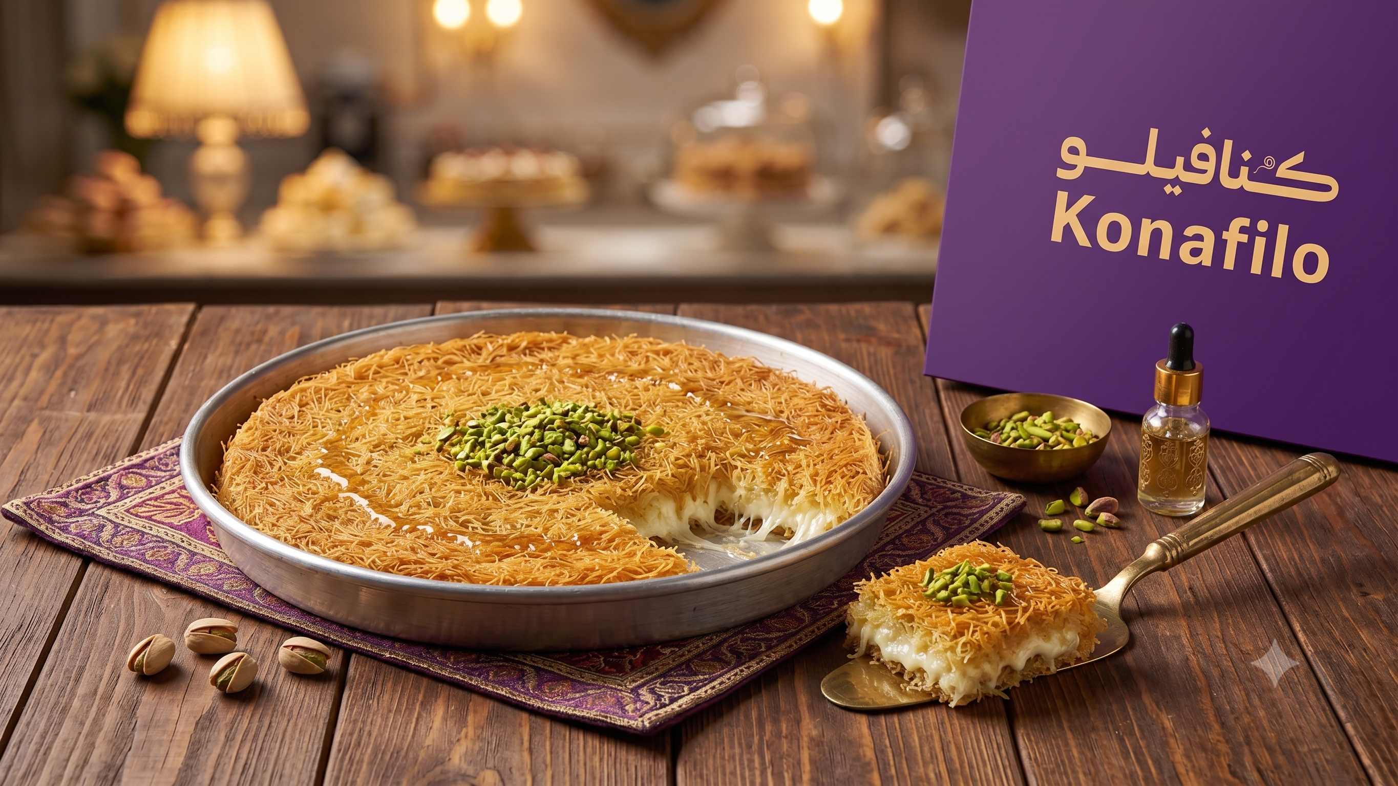 كنافة عربية فاخرة